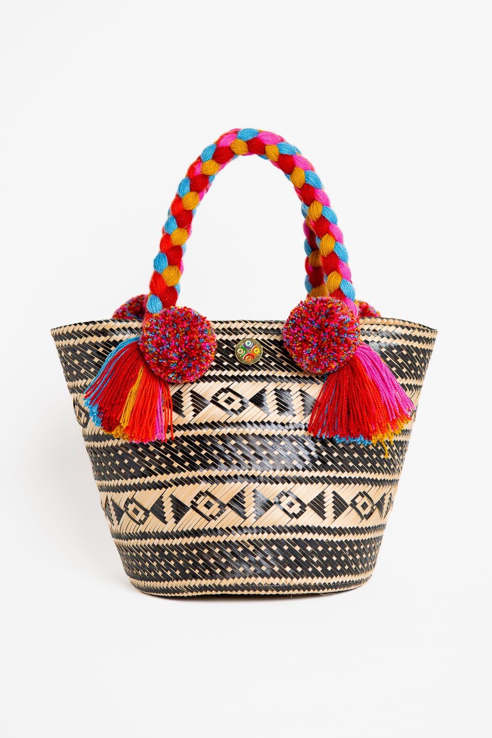 Pom pom best sale beach bag matalan